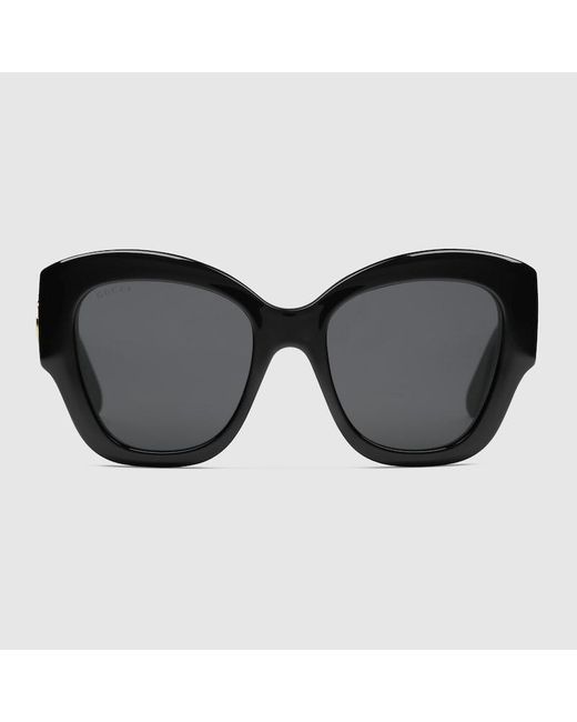 Gucci Black Cat Eye Sunglasses