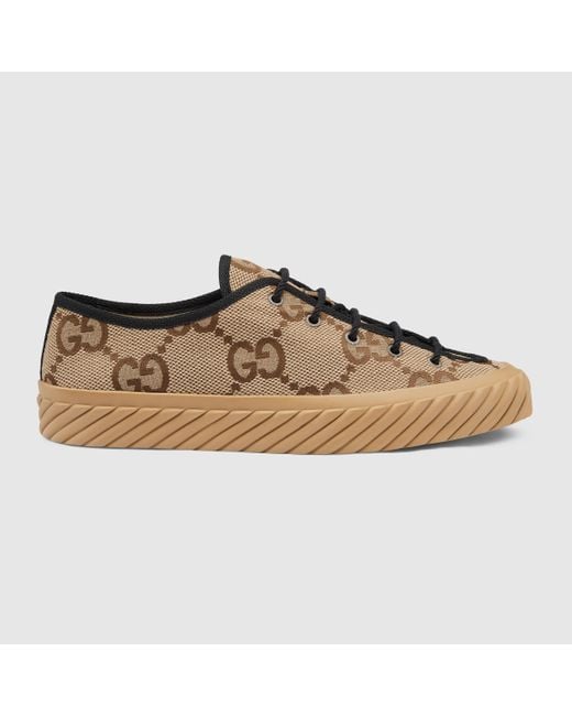 Gucci Brown Maxi GG Sneaker for men