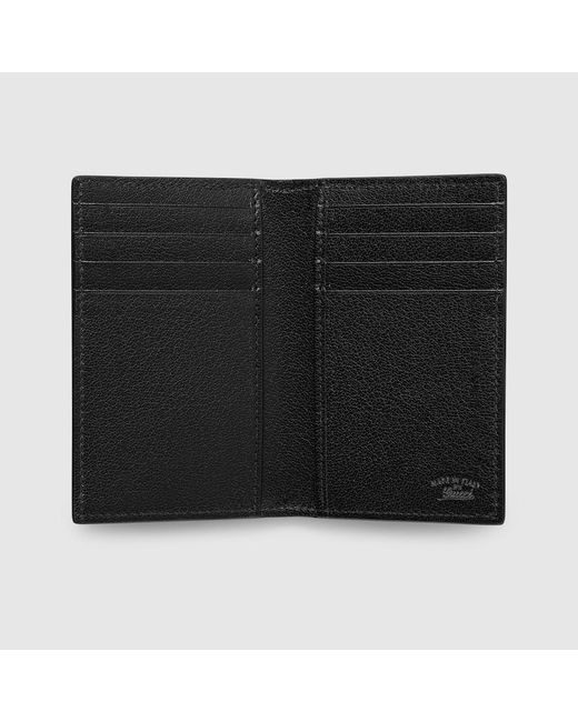 Gucci Black Lira Card Case, Leather for men