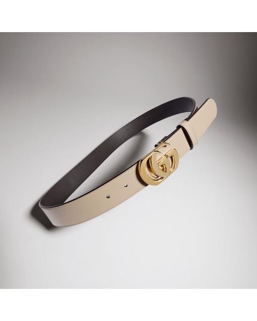 Gucci Black Belt With Double G Buckle, Size 100