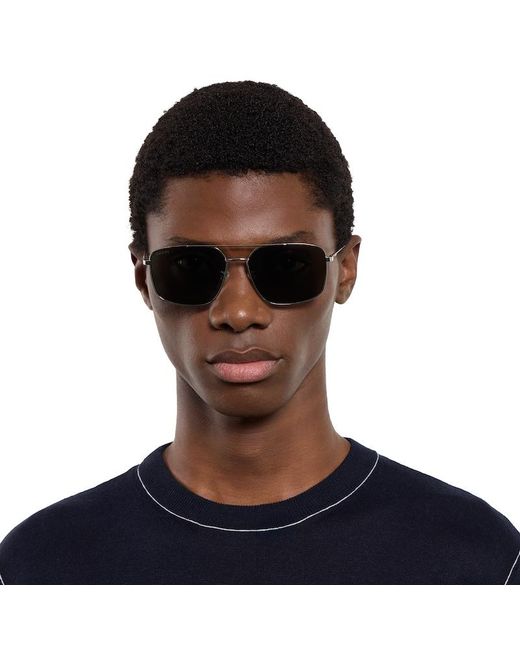 Gucci Gray Specialized Fit Navigator Sunglasses for men