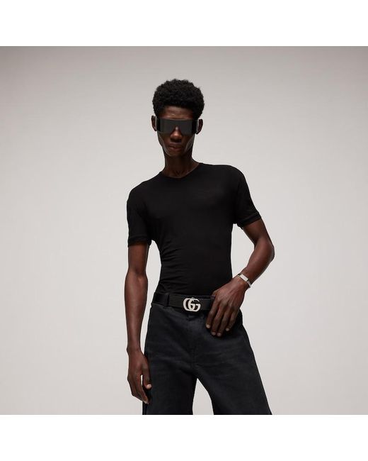 Gucci Metallic Stirrup Motif Bangle Bracelet