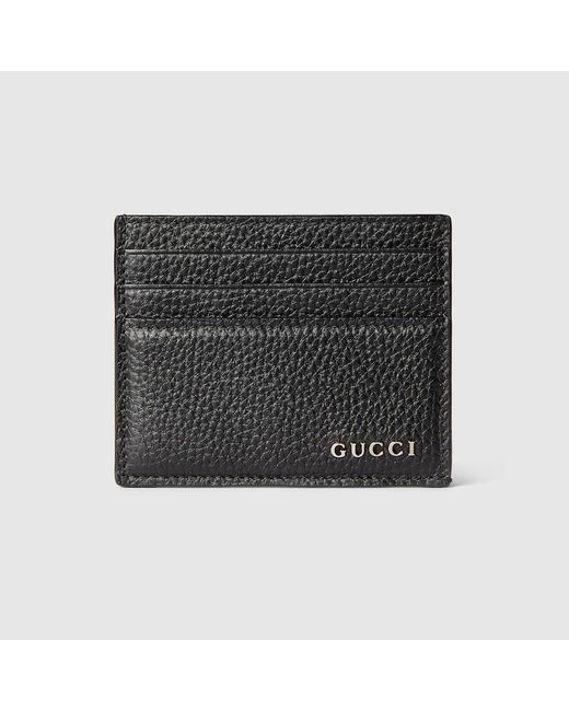 Gucci Kartenetui Mit Logo in Black für Herren