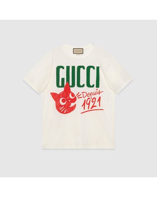 Gucci Red Cotton Jersey T-shirt