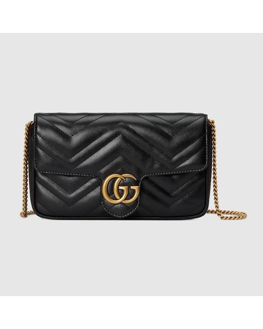 Mini Borsa GG Marmont di Gucci in Black