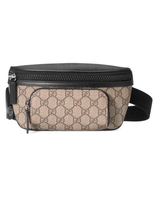 Sac ceinture en toile suprême gg Gucci en coloris Multicolor