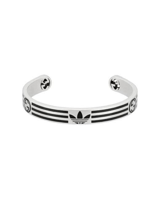 Gucci Adidas X Cuff Bracelet in Metallic Lyst
