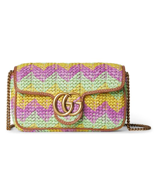 Gucci Pink GG Marmont Super Mini Bag