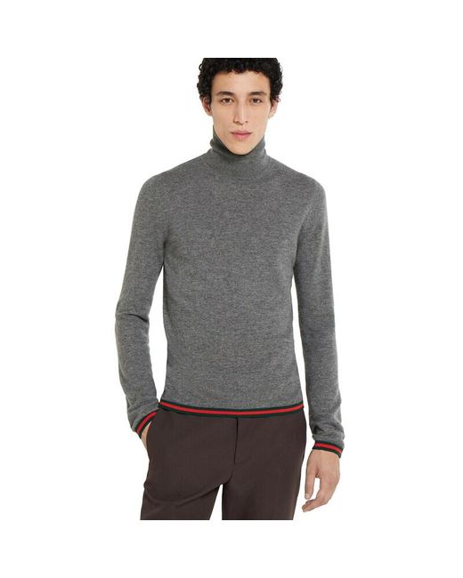 Gucci Gray Fine Soft Cashmere Turtleneck for men