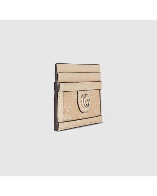 Gucci Natural Ophidia GG Card Case