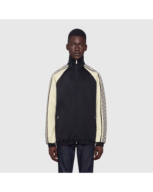 GUCCI オーバーサイズ テクニカルジャージー ジャケット