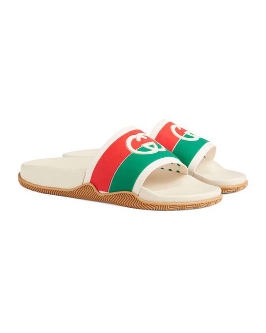 gucci black slides mens