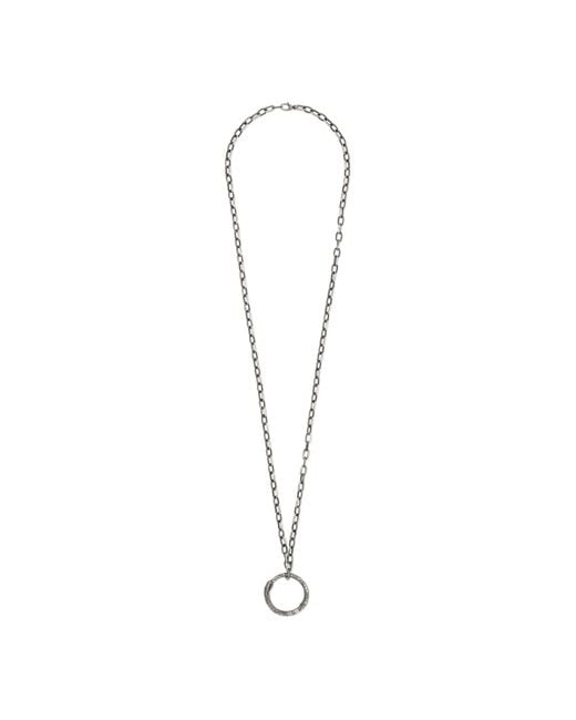 Gucci Ouroboros Pendant Necklace in Metallic | Lyst