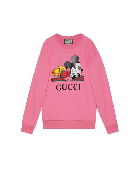 Gucci Pink Übergroßer "Disney x " Pullover