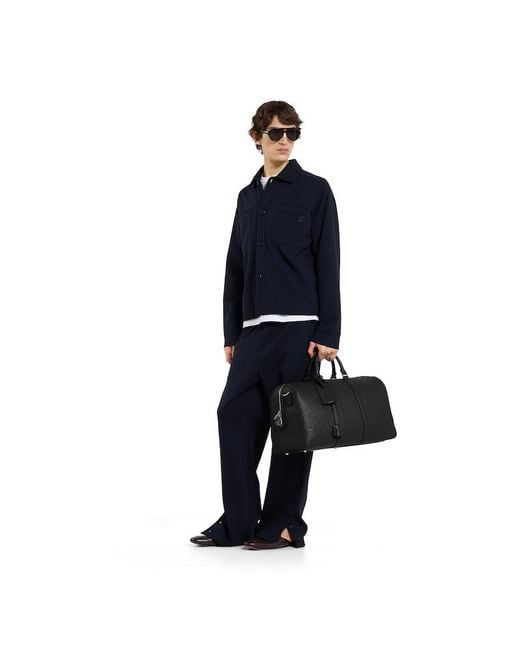 Gucci Black Gg Emblem Medium Duffle Bag for men