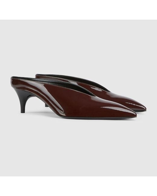 Sabot 97 Donna Con Tacco, Taglia di Gucci in Brown