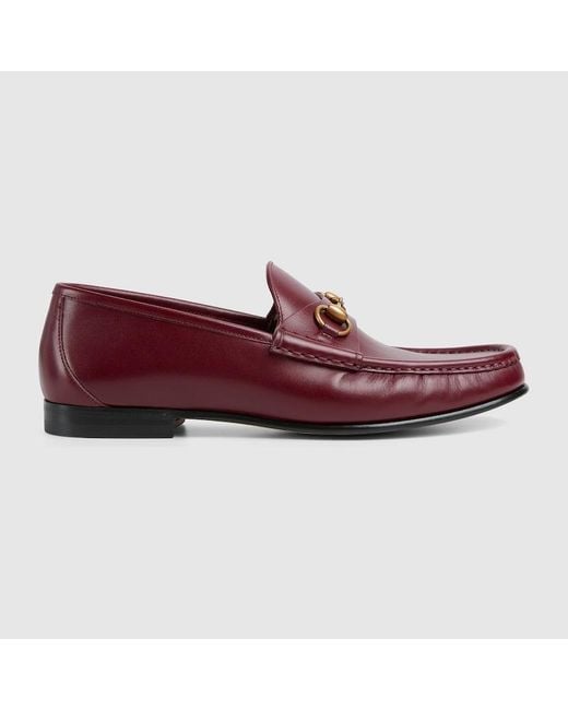 Gucci Red Horsebit 1953 Loafer for men