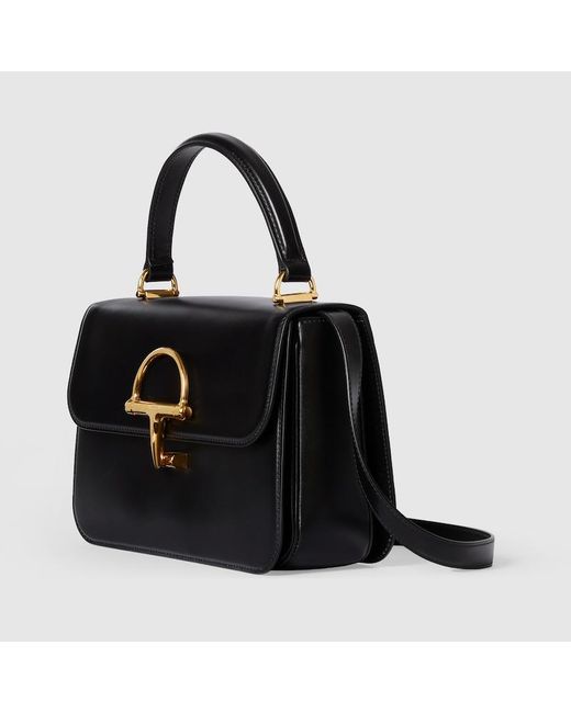 Gucci Black Siena Medium Top Handle Bag