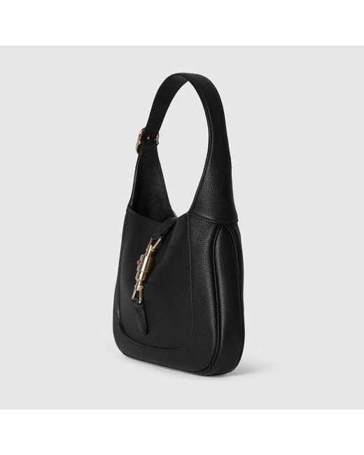 Gucci Black Jackie 1961 Medium Bag, Leather