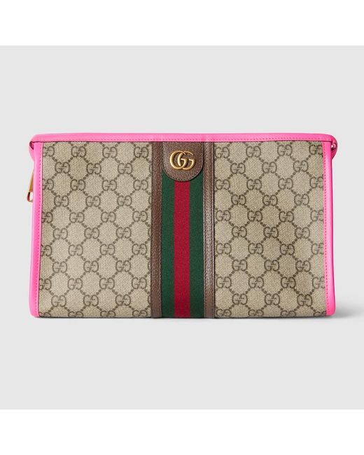 Gucci Metallic Ophidia GG Toiletry Case