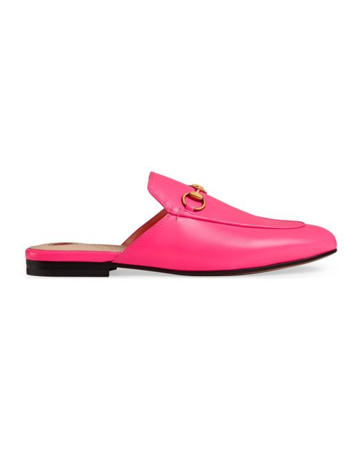 Gucci Pink Princetown Mules