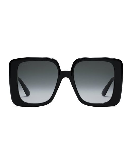 gucci black oversized sunglasses