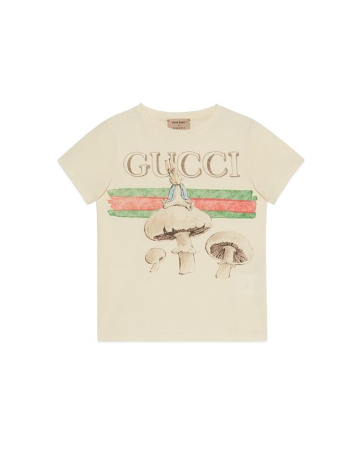 Gucci Natural Peter Rabbittm X T-shirt for men