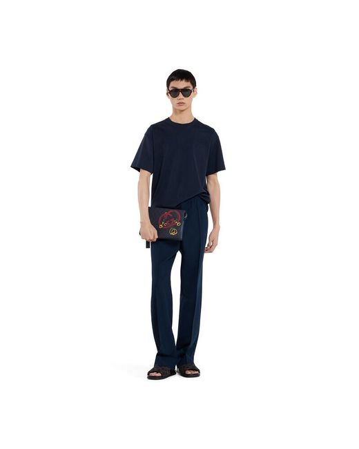 Pouch di Gucci in Blue da Uomo