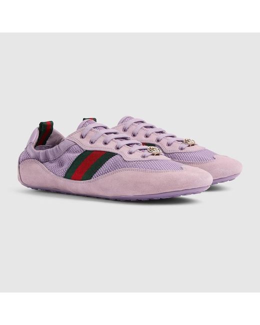 Gucci Purple Shift Damensneaker, Größe