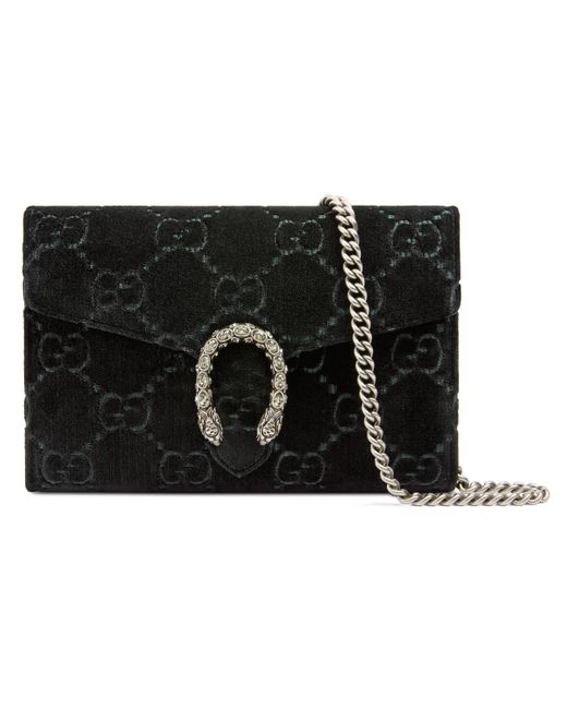 Dionysus velvet gg supreme wallet on chain Clearance