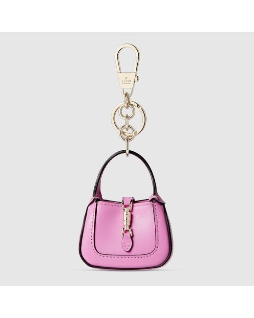 Gucci Pink Keychain With Jackie 1961