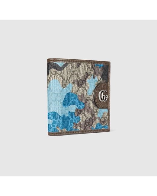 Gucci Blue Gg Bi-Fold Wallet for men