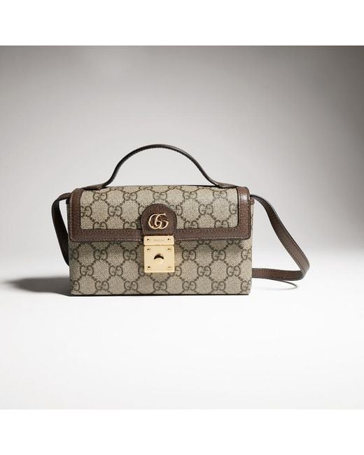 Gucci Metallic Ophidia Mini Top Handle Bag