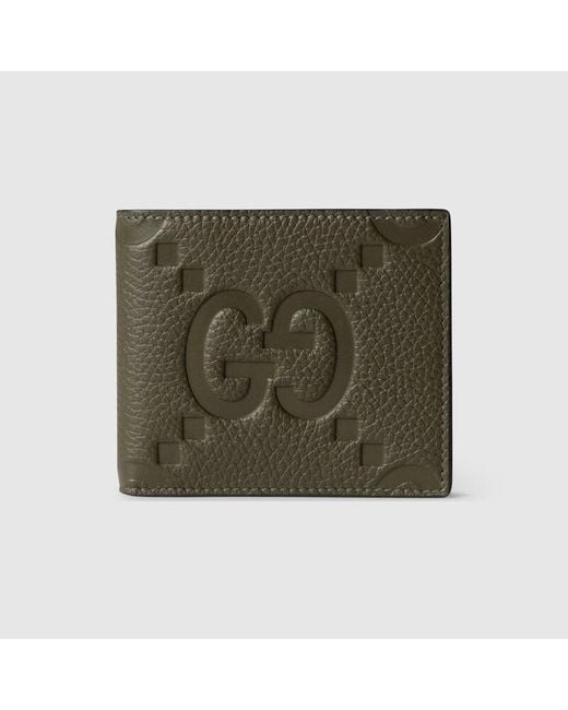 Cartera De Dos Pliegues Con Gg Jumbo Gucci de hombre de color Green