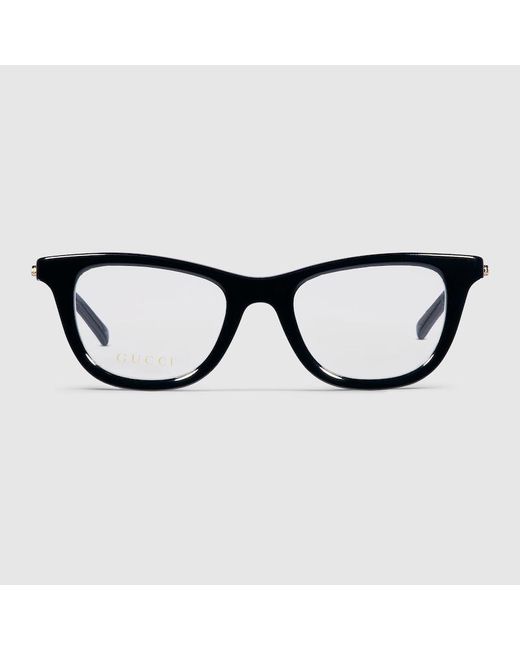 Gucci Black Cat Eye Optical Frame