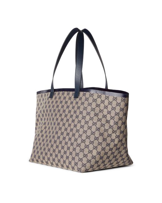 Gucci Gray Original GG Medium Tote Bag