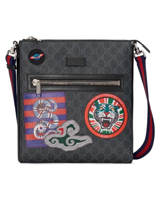 Gucci Night Courrier Umhängetasche aus GG Supreme in Multicolor für Herren