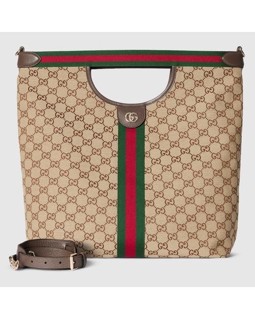 Gucci Metallic Giglio Large Tote Bag for men