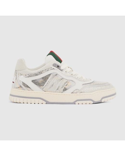Zapatilla Re-Web Para Mujer, Talla Gucci de color White