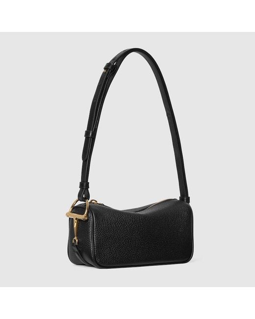 Mini Borsa Half Horsebit di Gucci in Black