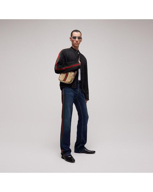 Gucci Natural Gg Mini Bag With Web