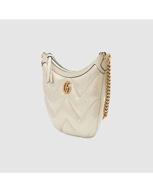 Gucci Metallic GG Marmont Small Shoulder Bag