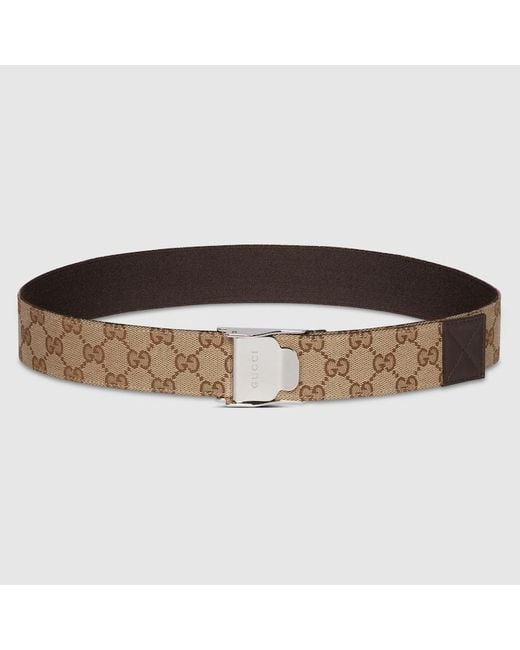 Cintura Con Fibbia Automatica, Taglia 100 di Gucci in Brown da Uomo