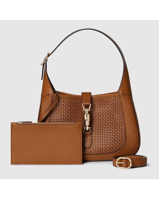 Gucci Brown Jackie 1961 Medium Bag, Leather