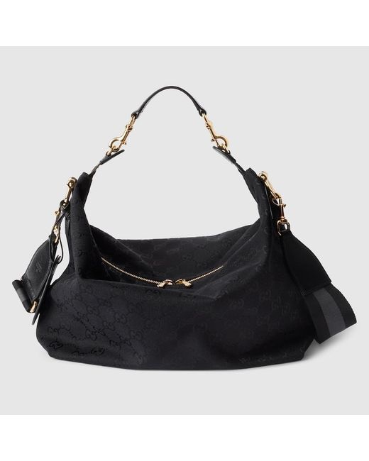 Gucci Black Brera Medium Crossbody Bag for men