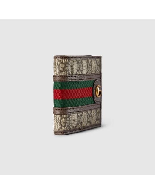 Gucci Green Ophidia GG Wallet for men