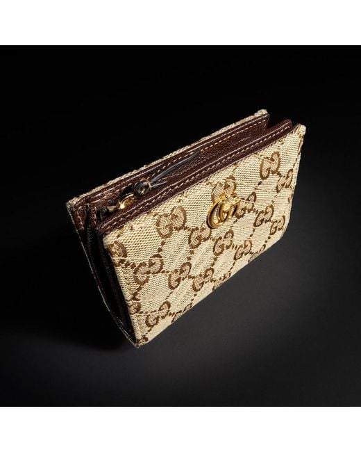 Gucci Natural Gg Marmont Small Wallet