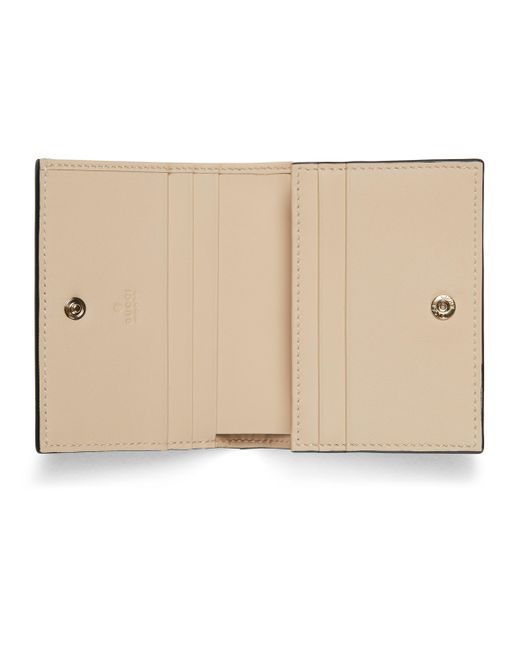 Gucci Natural Ophidia GG Card Case Wallet
