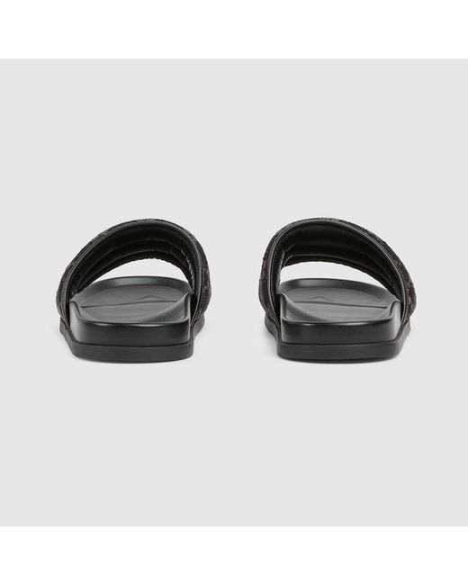 Gucci Black Slide Sandal for men
