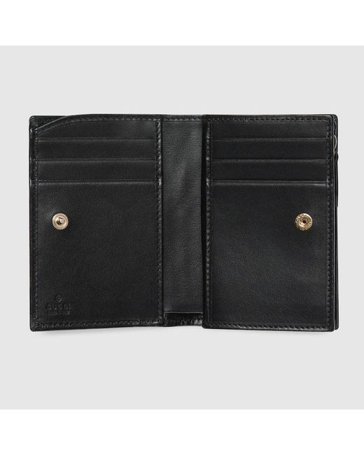 Portafoglio Gg Marmont di Gucci in Black